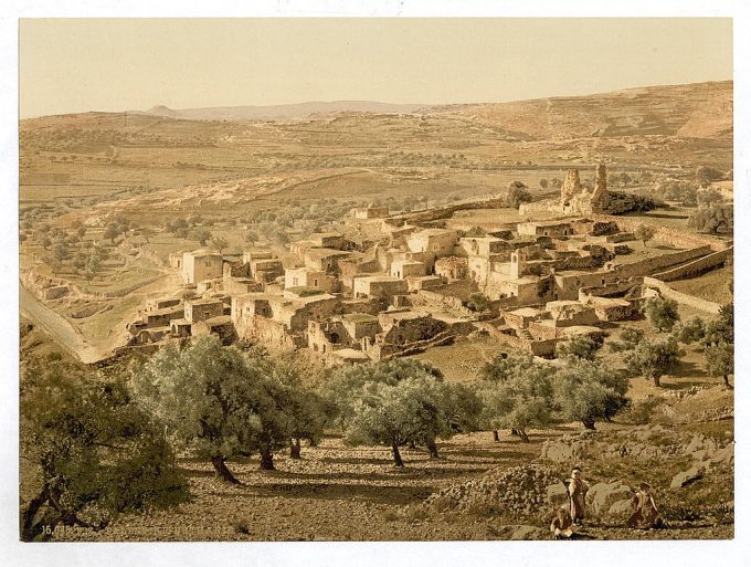 General view, Bethany, Holy Land, (i.e., West Bank)