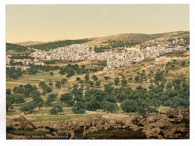 General view, Hebron, Holy Land, (i.e. West Bank)