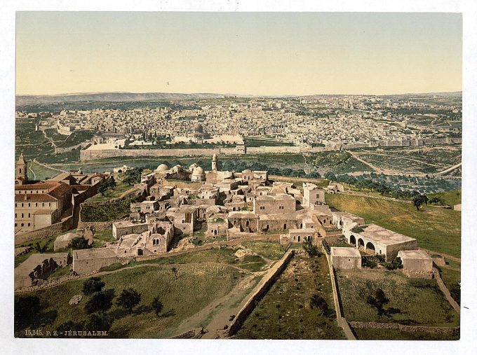 General view, Jerusalem, Holy Land