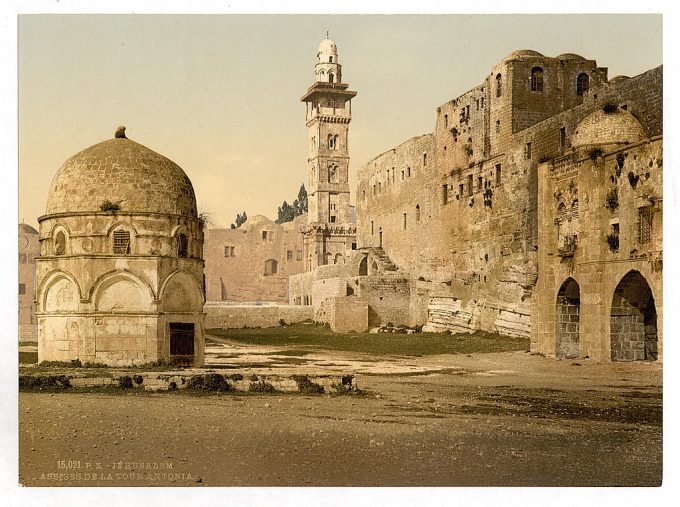 Assises and the Tower of Antonio, Jerusalem, Holy Land