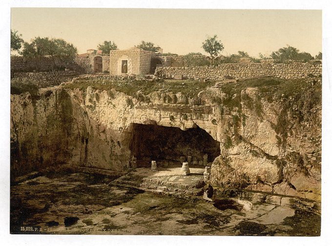 Jeremiah's grotto, Jerusalem, Holy Land, (i.e. Israel)