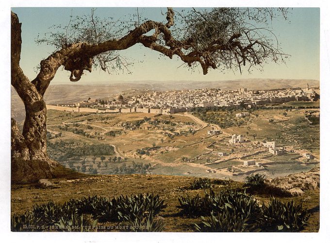 From Mount Scopus, Jerusalem, Holy Land