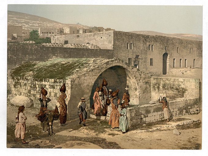 The virgin's fountain, Nazareth, Holy Land, (i.e. Israel)