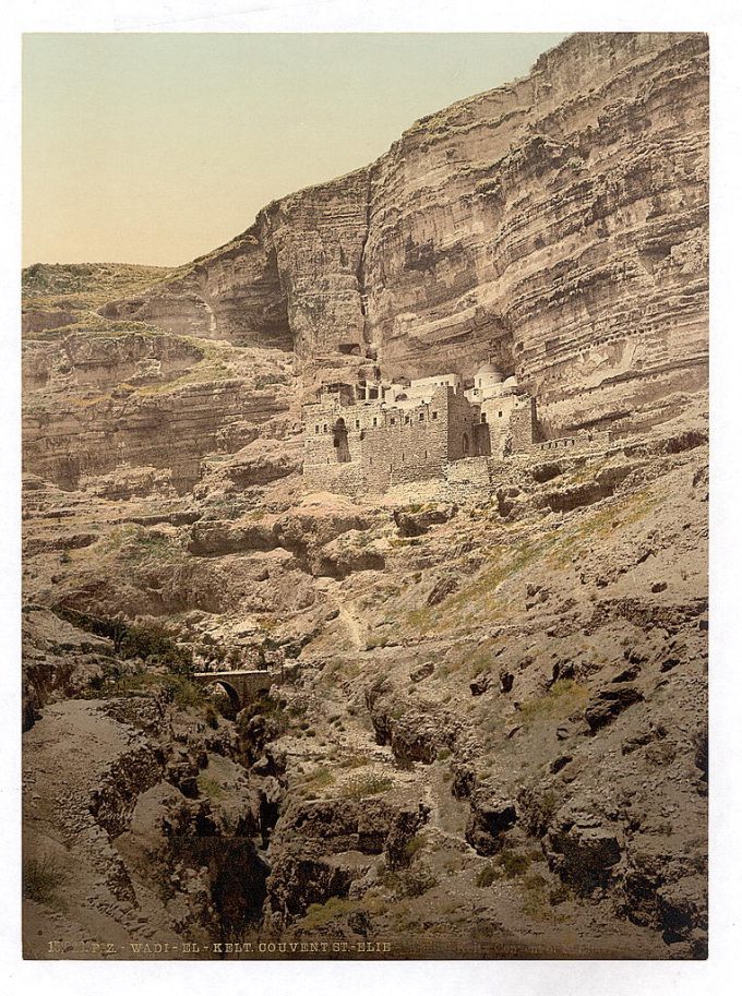 Convent of Elijah and Brook of Kerith, Wady-el-Keit, Holy Land