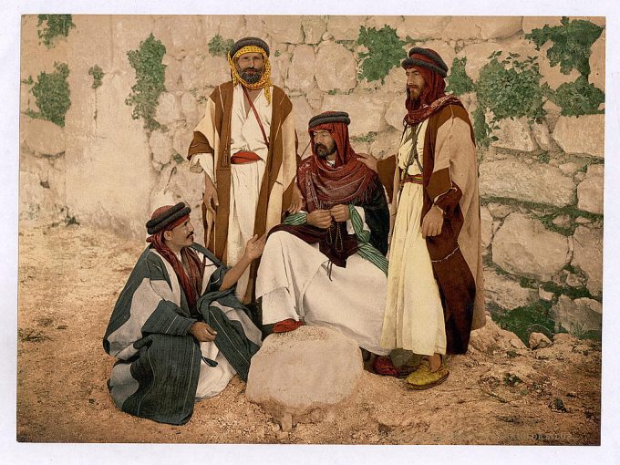 Bedouin group, Holy Land