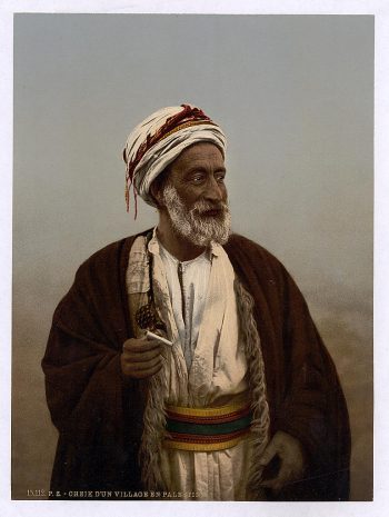 Sheiks of a Palestine village, Holy Land