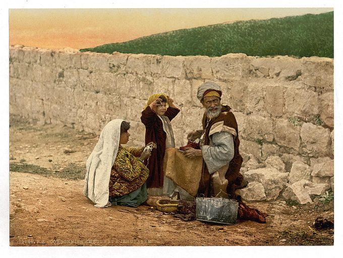 Itinerant shoemaker of Jerusalem, Holy Land